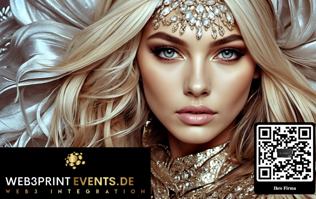 web3printevents V-Card Design